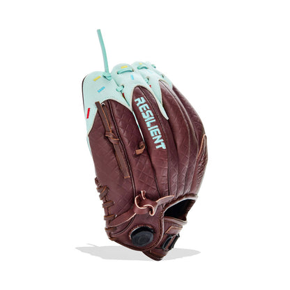 Resilient SFBL Youth Ball Glove - Ice Cream glove (Mint with Sprinkles)