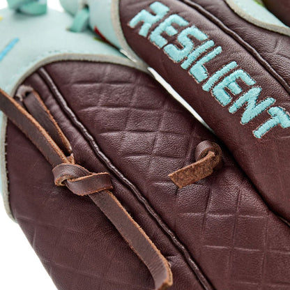 Resilient SFBL Youth Ball Glove - Ice Cream glove (Mint with Sprinkles)