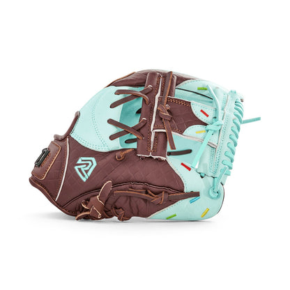 Resilient SFBL Youth Ball Glove - Ice Cream glove (Mint with Sprinkles)