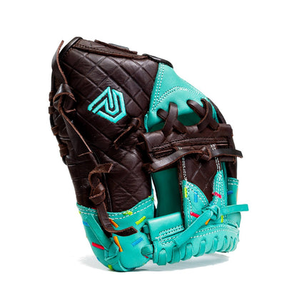 Resilient SFBL Youth Ball Glove - Ice Cream glove (Mint with Sprinkles)