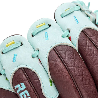 Resilient SFBL Youth Ball Glove - Ice Cream glove (Mint with Sprinkles)