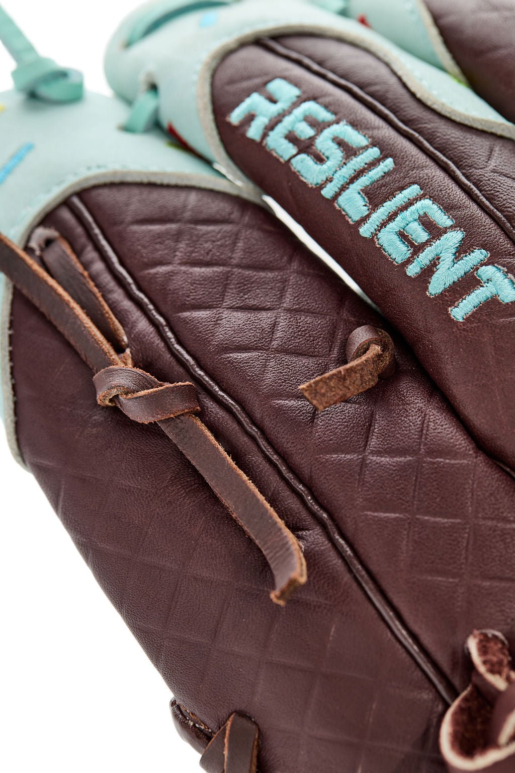Resilient SFBL Youth Ball Glove - Ice Cream glove (Mint with Sprinkles)