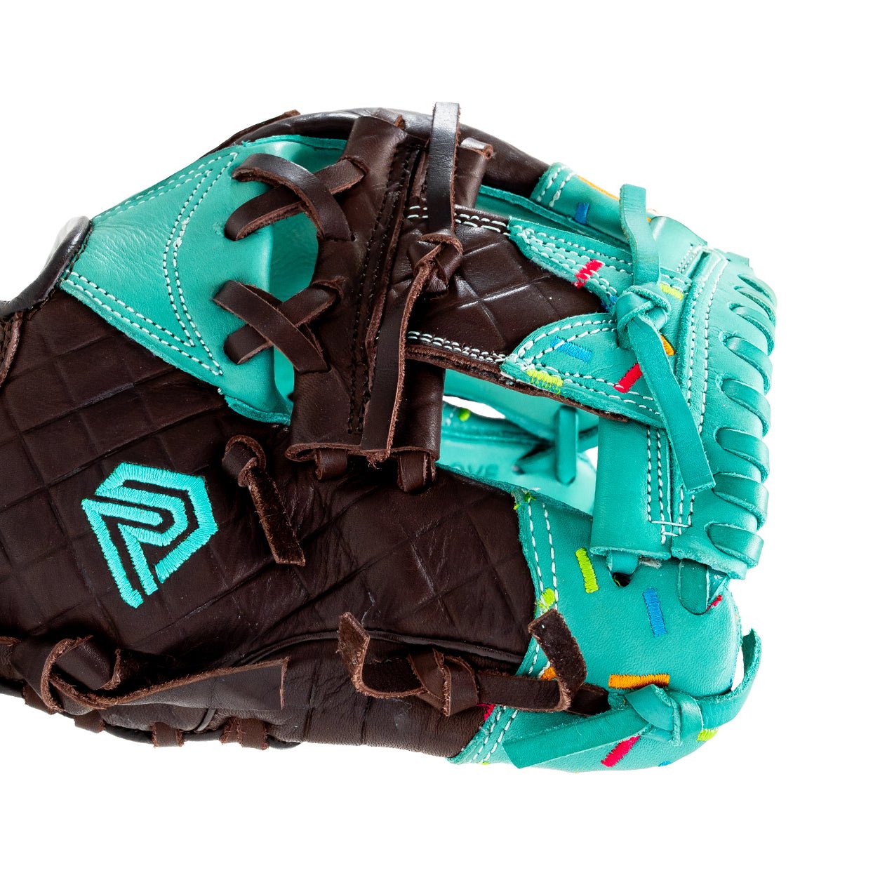 Resilient SFBL Youth Ball Glove - Ice Cream glove (Mint with Sprinkles)