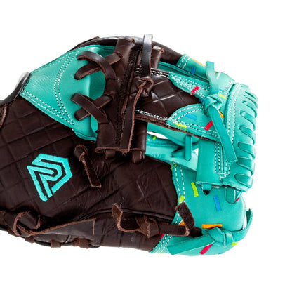 Resilient SFBL Youth Ball Glove - Ice Cream glove (Mint with Sprinkles)
