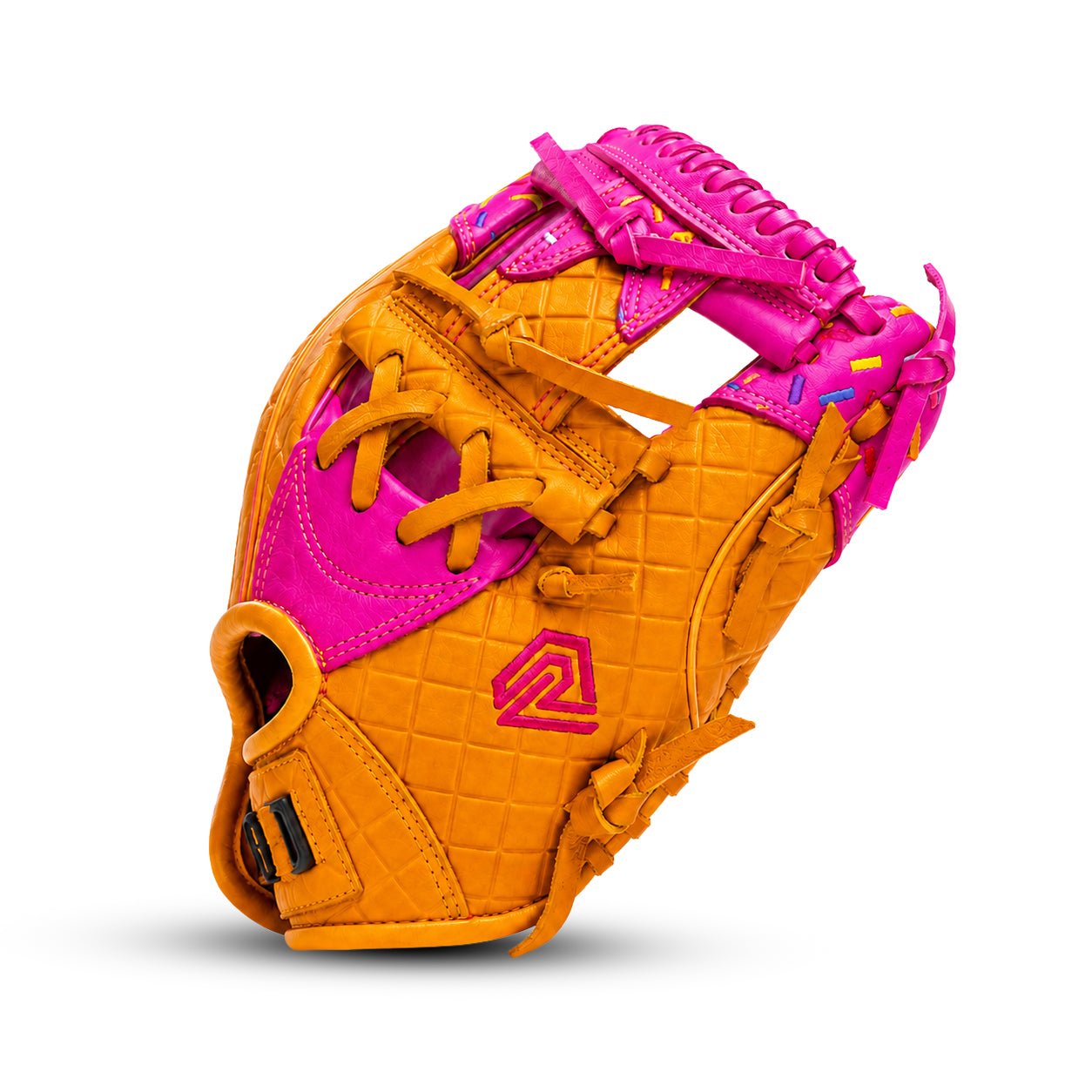 Resilient SFBL Youth Baseball Glove - Ice Cream glove (Strawberry & Sprinkles)