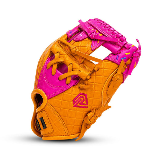 Resilient SFBL Youth Baseball Glove - Ice Cream glove (Strawberry & Sprinkles)