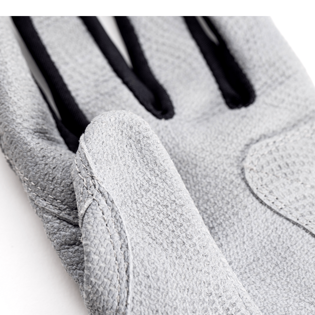 Resilient SFBL Youth Fastpitch Batting Gloves - Grey and Black