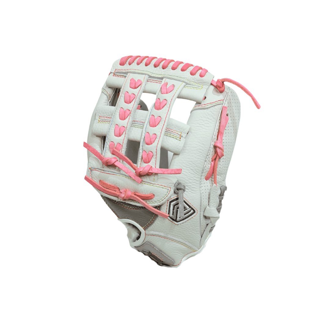 Resilient SFBL Youth Fastpitch Softball Glove - Pretty In Pink - Double Braid 12"