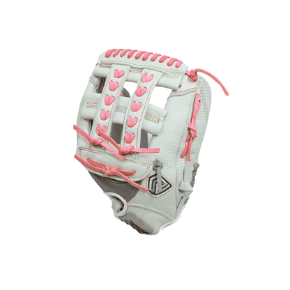 Resilient SFBL Youth Fastpitch Softball Glove - Pretty In Pink - Double Braid 12"
