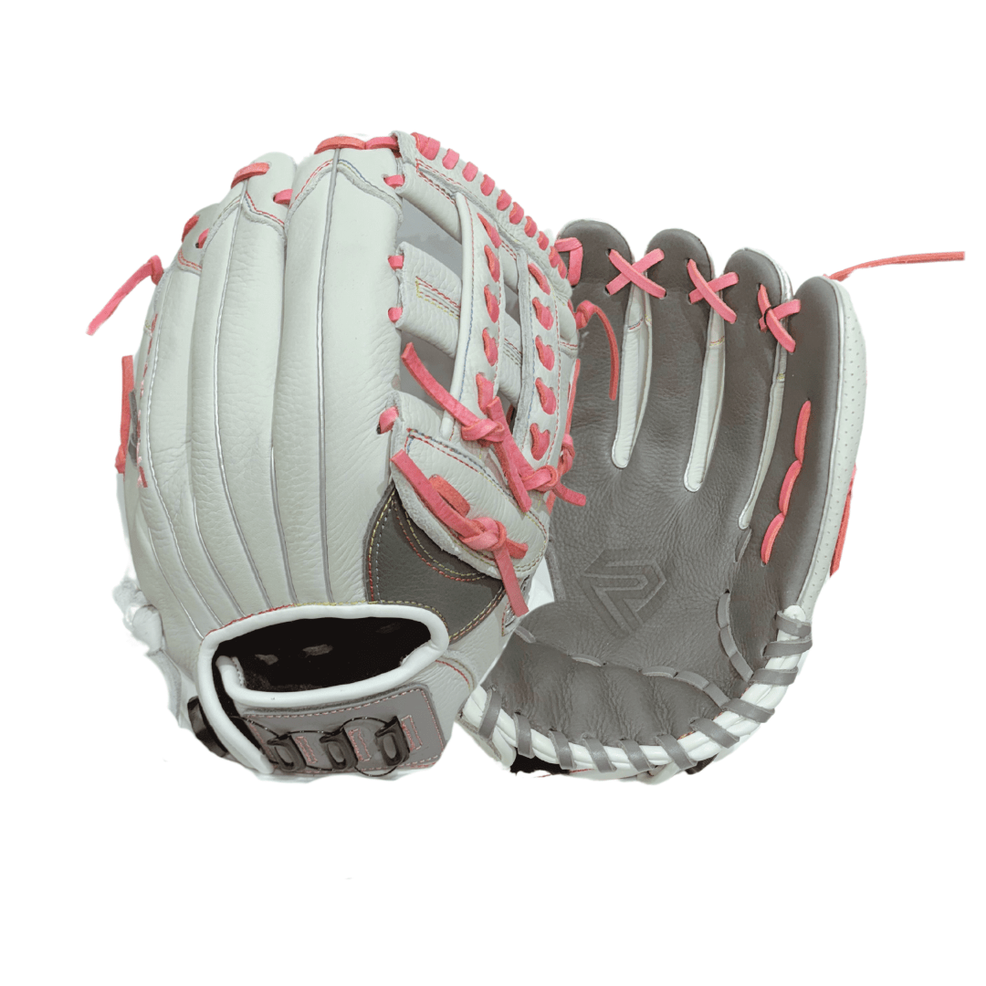 Resilient SFBL Youth Fastpitch Softball Glove - Pretty In Pink - Double Braid 12"