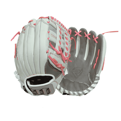 Resilient SFBL Youth Fastpitch Softball Glove - Pretty In Pink - Double Braid 12"