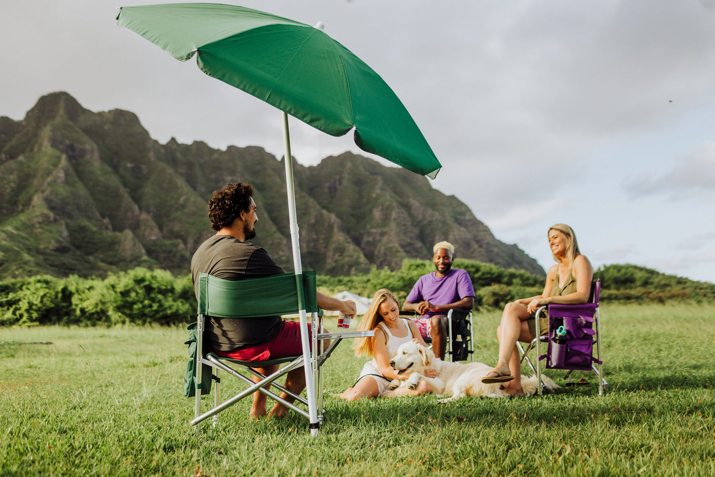 Picnic Time 5.5 Ft. Portable Beach Umbrella