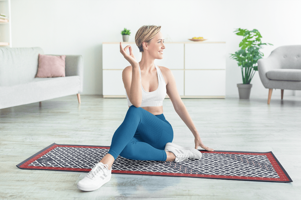 Yune Yoga Blue Pilates Mat Reiko - Angler's Pro Tackle & Outdoors