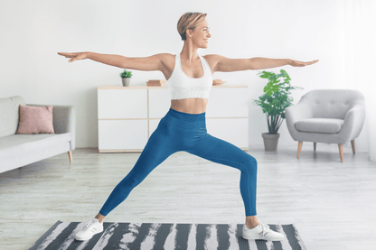 Yune Yoga Blue Striped Stretching Mat Fir - Angler's Pro Tackle & Outdoors