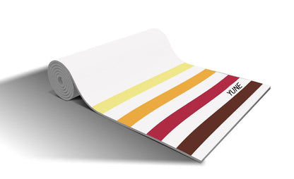 Yune Yoga Striped Yoga Mat OS76 - Angler's Pro Tackle & Outdoors