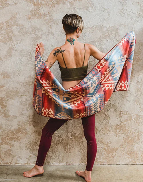 Yune Yoga Towel Pendleton Harding Black