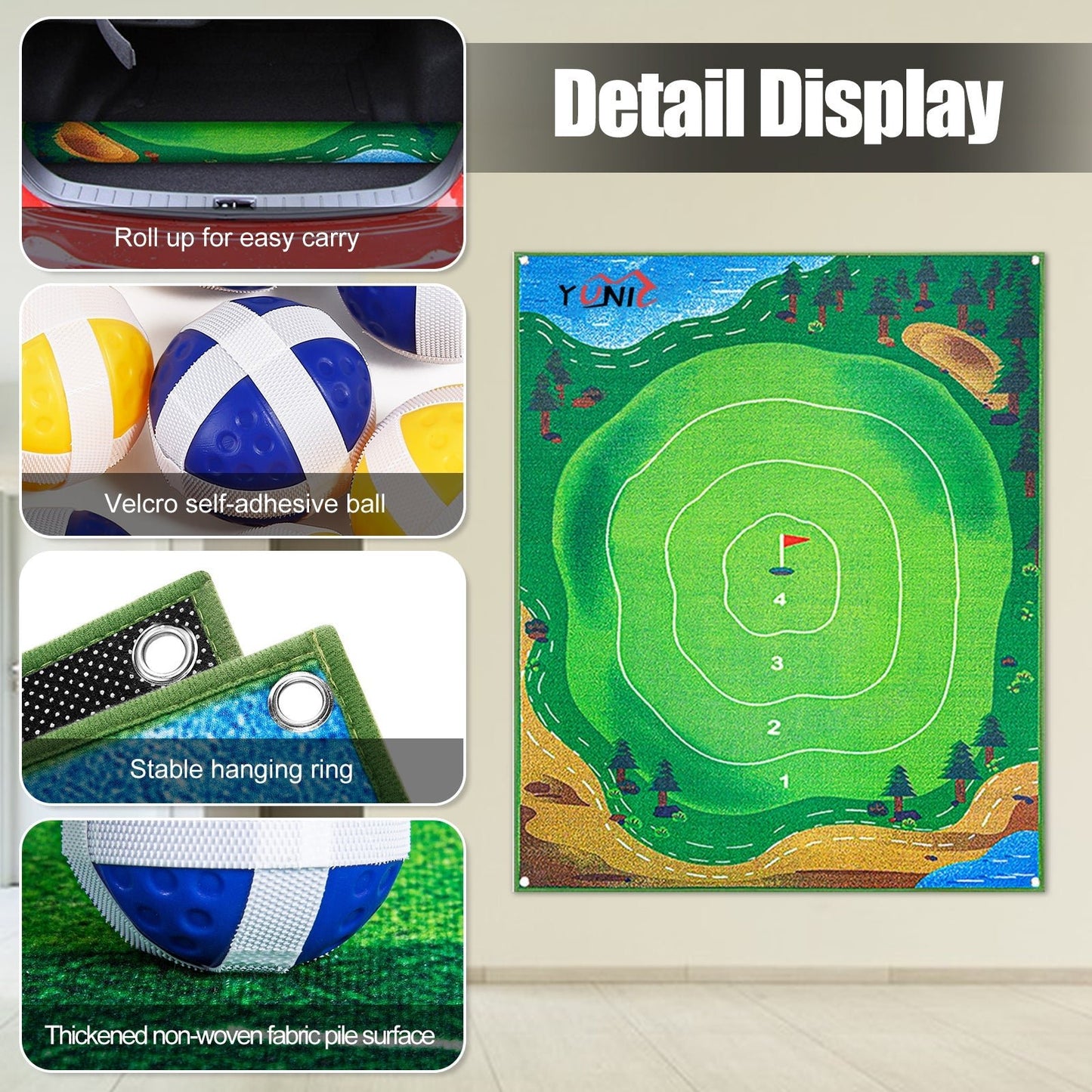 Yunic Chip N' Stick Golf Games with Chip N' Stick Golf Balls - Angler's Pro Tackle & Outdoors