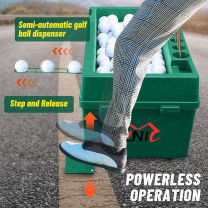 Yunic Golf Ball Dispenser Machine Powerless Automatic Tee Up - Angler's Pro Tackle & Outdoors