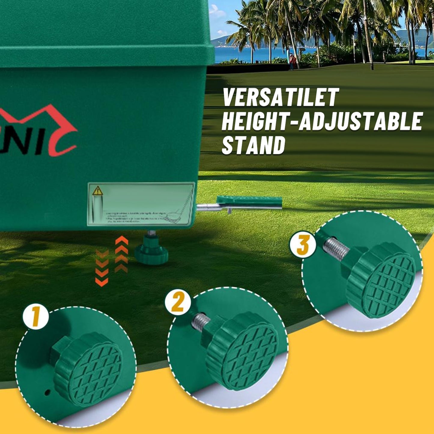 Yunic Golf Ball Dispenser Machine Powerless Automatic Tee Up - Angler's Pro Tackle & Outdoors
