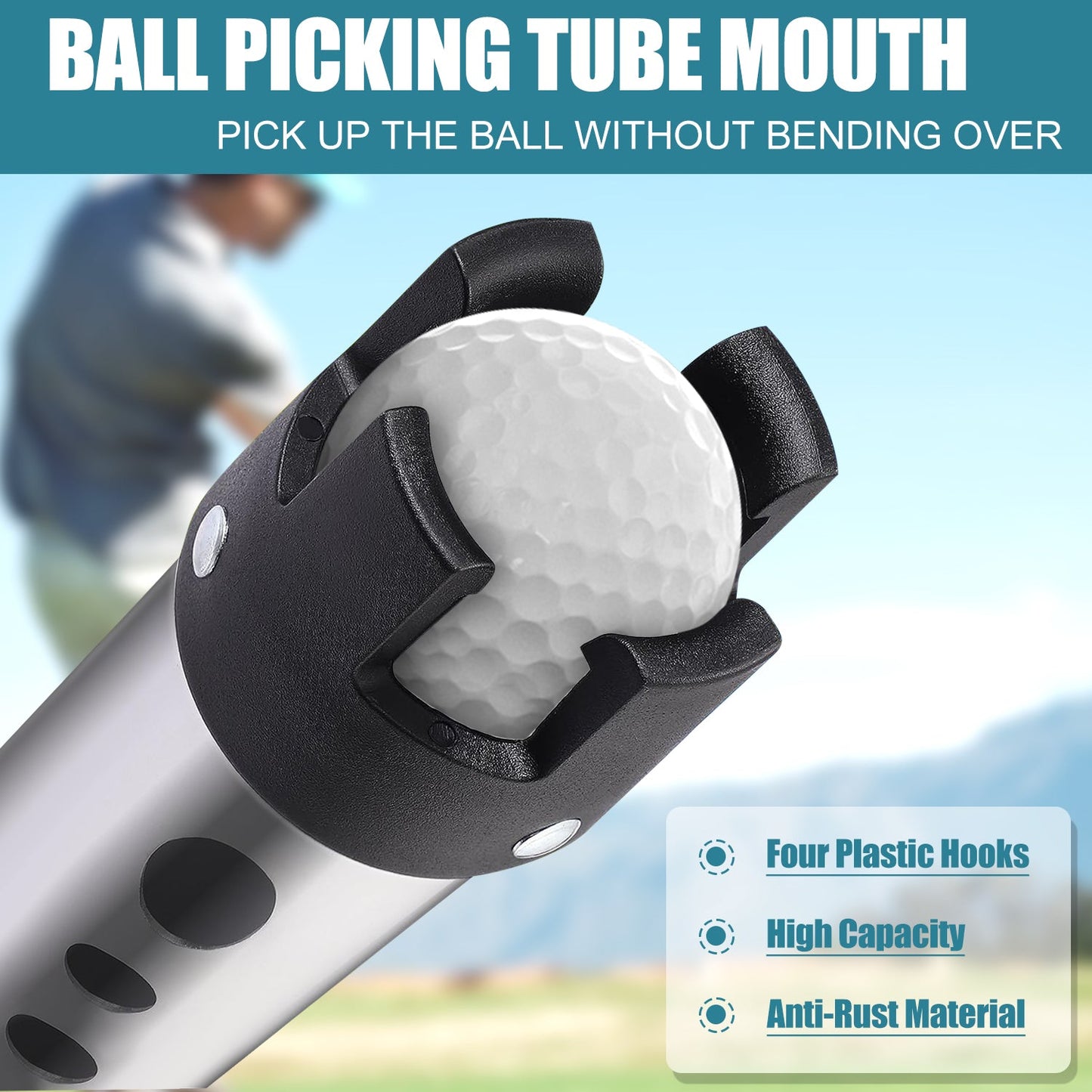 Yunic Golf Ball Picker (Detachable) - Angler's Pro Tackle & Outdoors