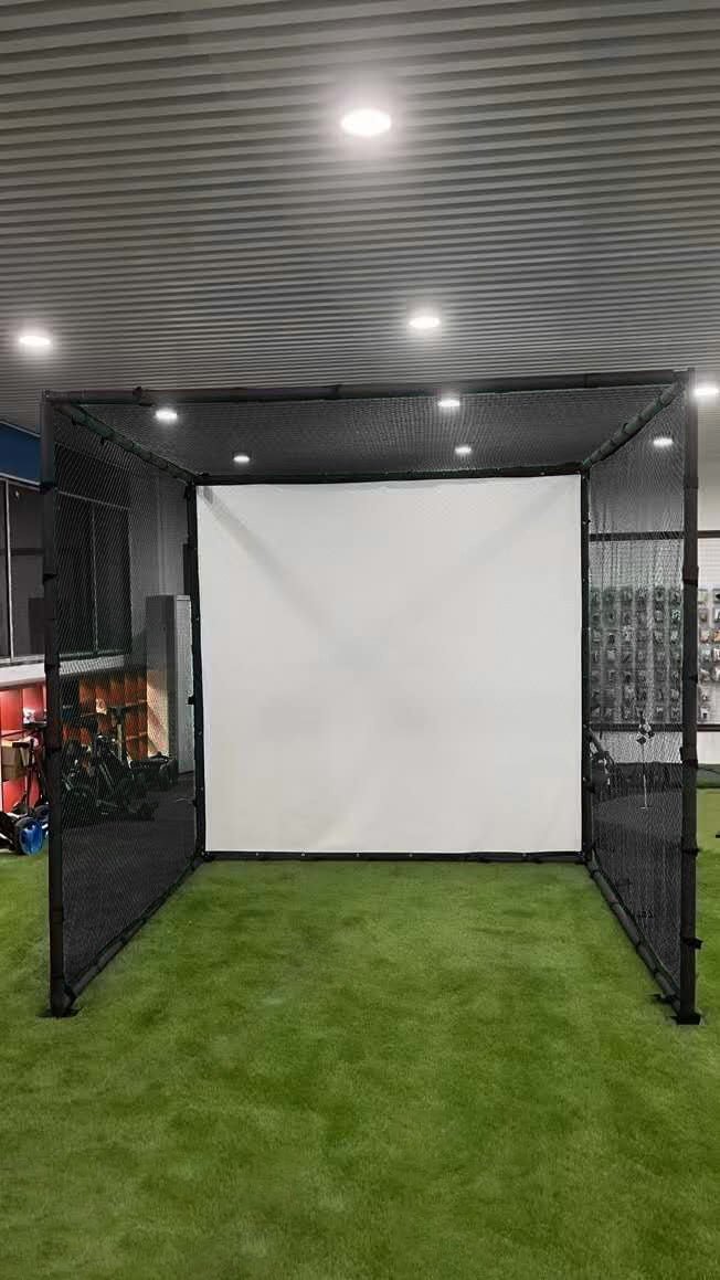 Yunic Golf Driving Cage with Metal Frame and Simulator Impact Screen - Angler's Pro Tackle & Outdoors