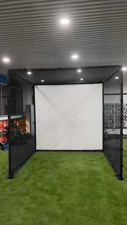 Yunic Golf Driving Cage with Metal Frame and Simulator Impact Screen - Angler's Pro Tackle & Outdoors
