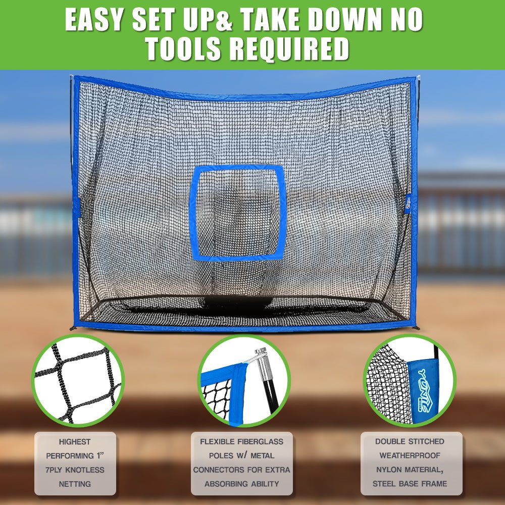 Yunic Golf Practice Net - Surface Wall (10ft x 7ft) - Angler's Pro Tackle & Outdoors