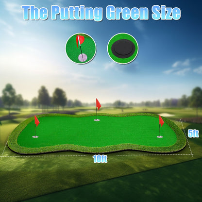 Yunic Golf Putting Green (5ft x 10ft) - Angler's Pro Tackle & Outdoors