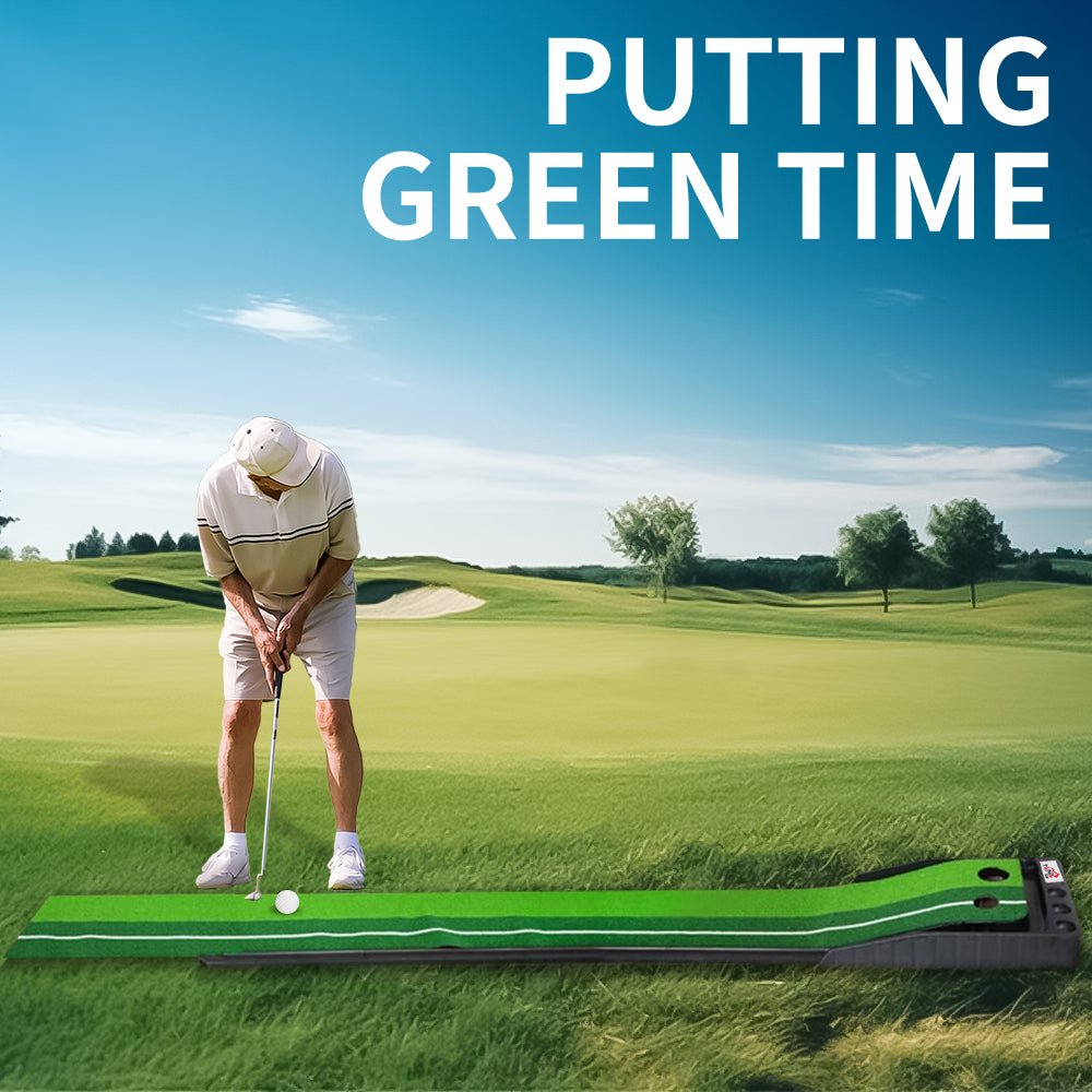 Yunic Golf Putting Mat Portable (8FT/10FT) - Angler's Pro Tackle & Outdoors