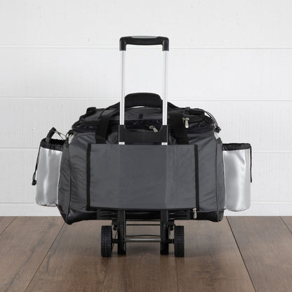 Picnic Time Vulcan Portable Propane Grill & Cooler Tote with Trolley