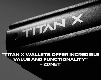 TITAN X Airtag Trifold Edition