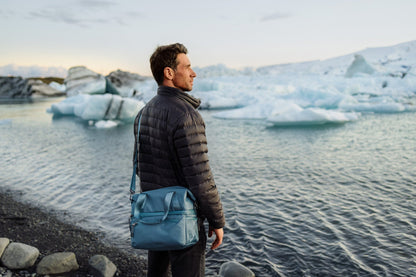 Picnic Time Tarana Recycled Lunch Bag Cooler with Utensils