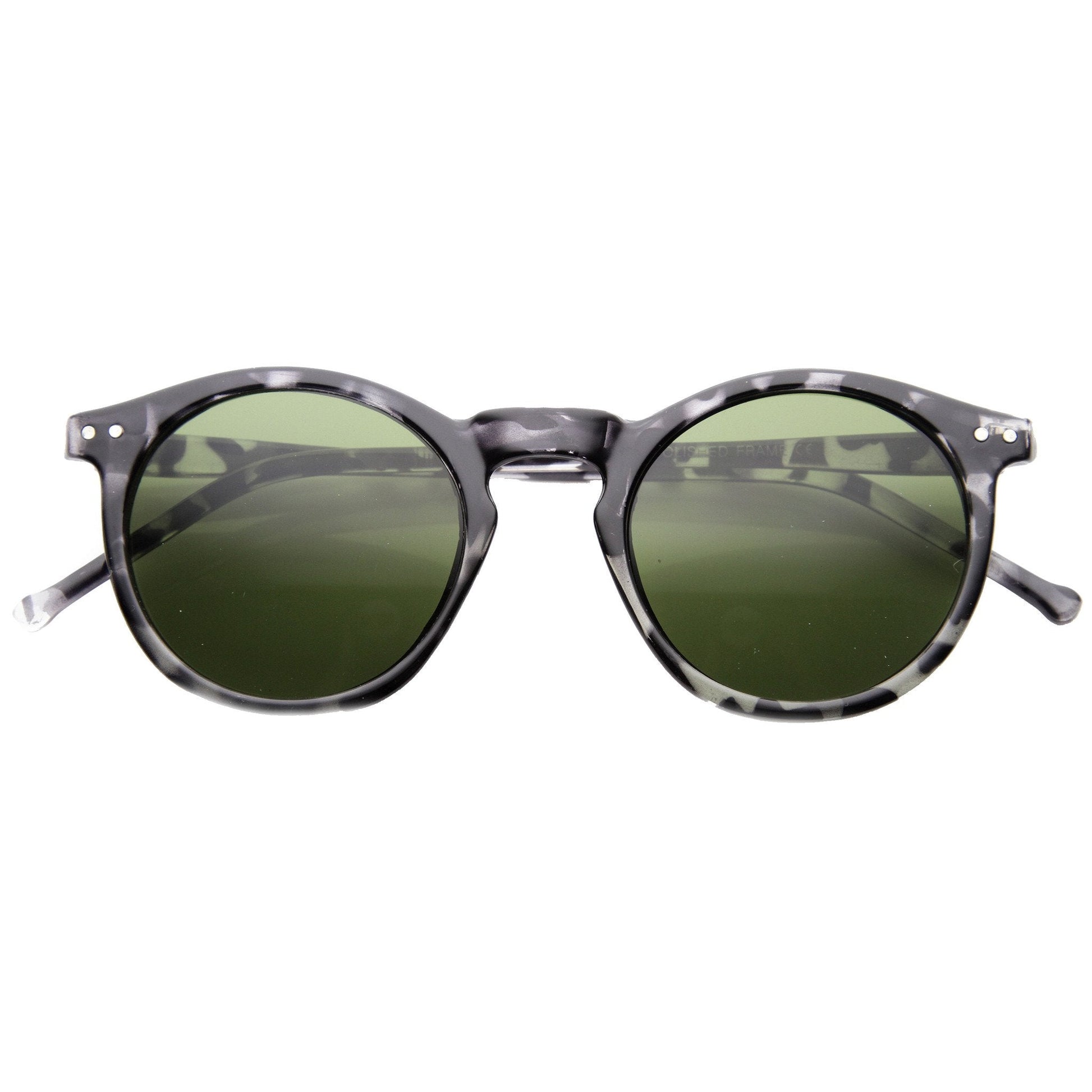 zeroUV - 1920's P3 Dapper Vintage Inspired Round Sunglasses 8637 - Angler's Pro Tackle & Outdoors