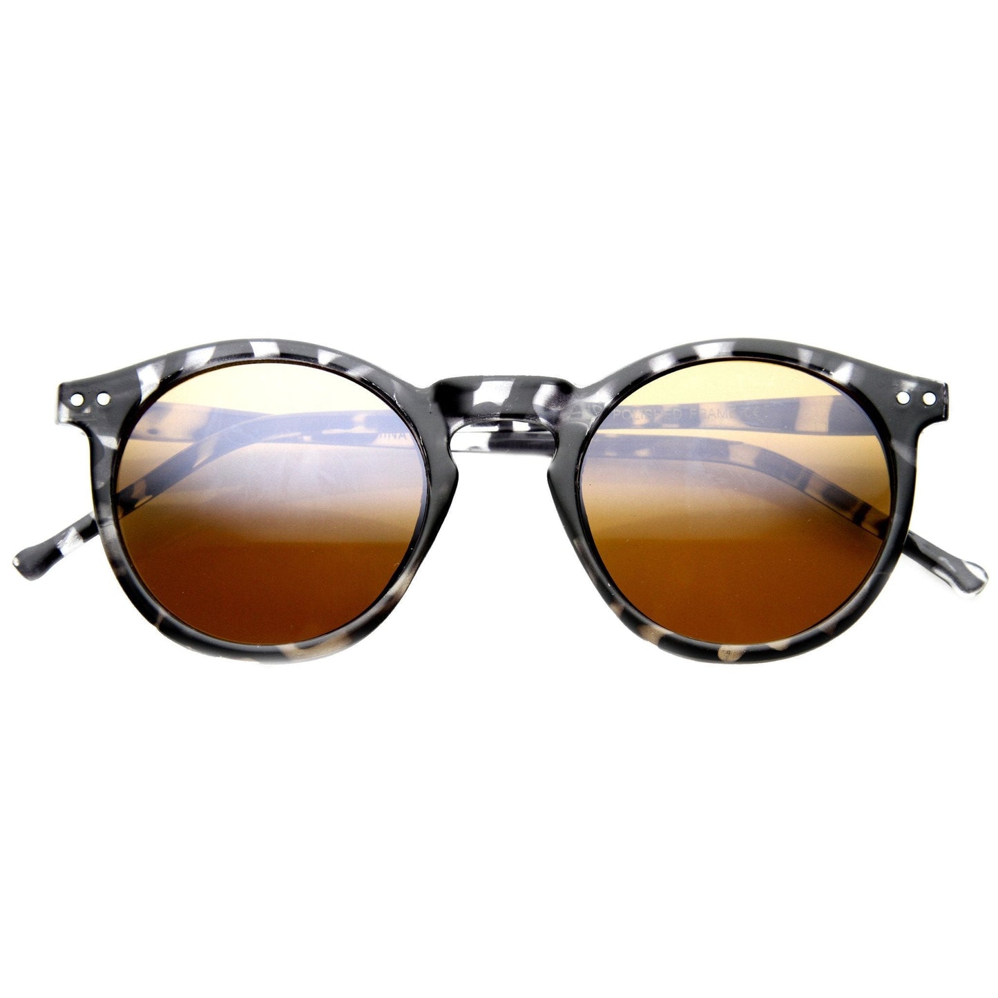 zeroUV - 1920's P3 Dapper Vintage Inspired Round Sunglasses 8637 - Angler's Pro Tackle & Outdoors