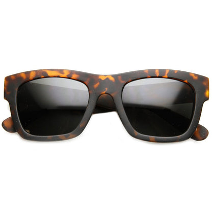 zeroUV - Artist Indie Hipster Fashion Soft Rubber Horned Rim Sunglasses 8355 - Angler's Pro Tackle & Outdoors