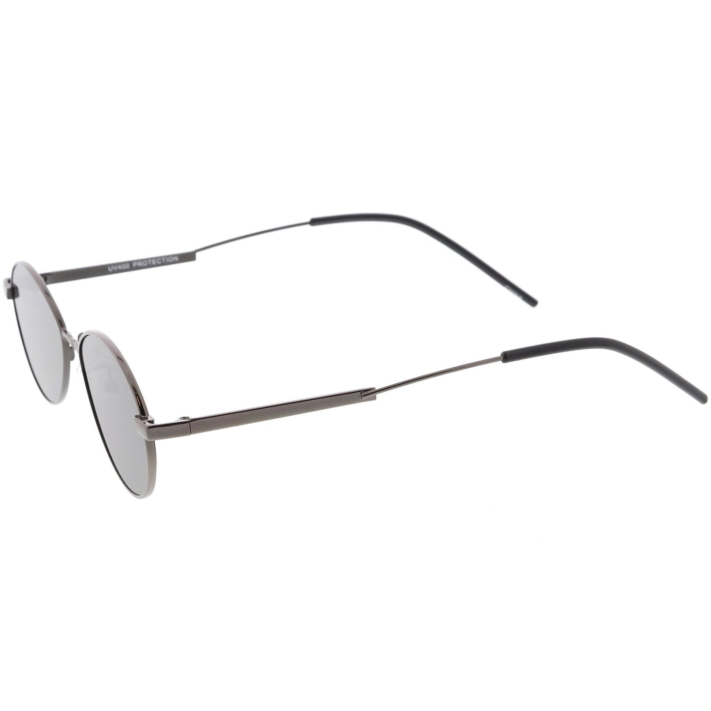 zeroUV - Classic Retro Unisex Metal Oval Dapper Sunglasses C741 - Angler's Pro Tackle & Outdoors