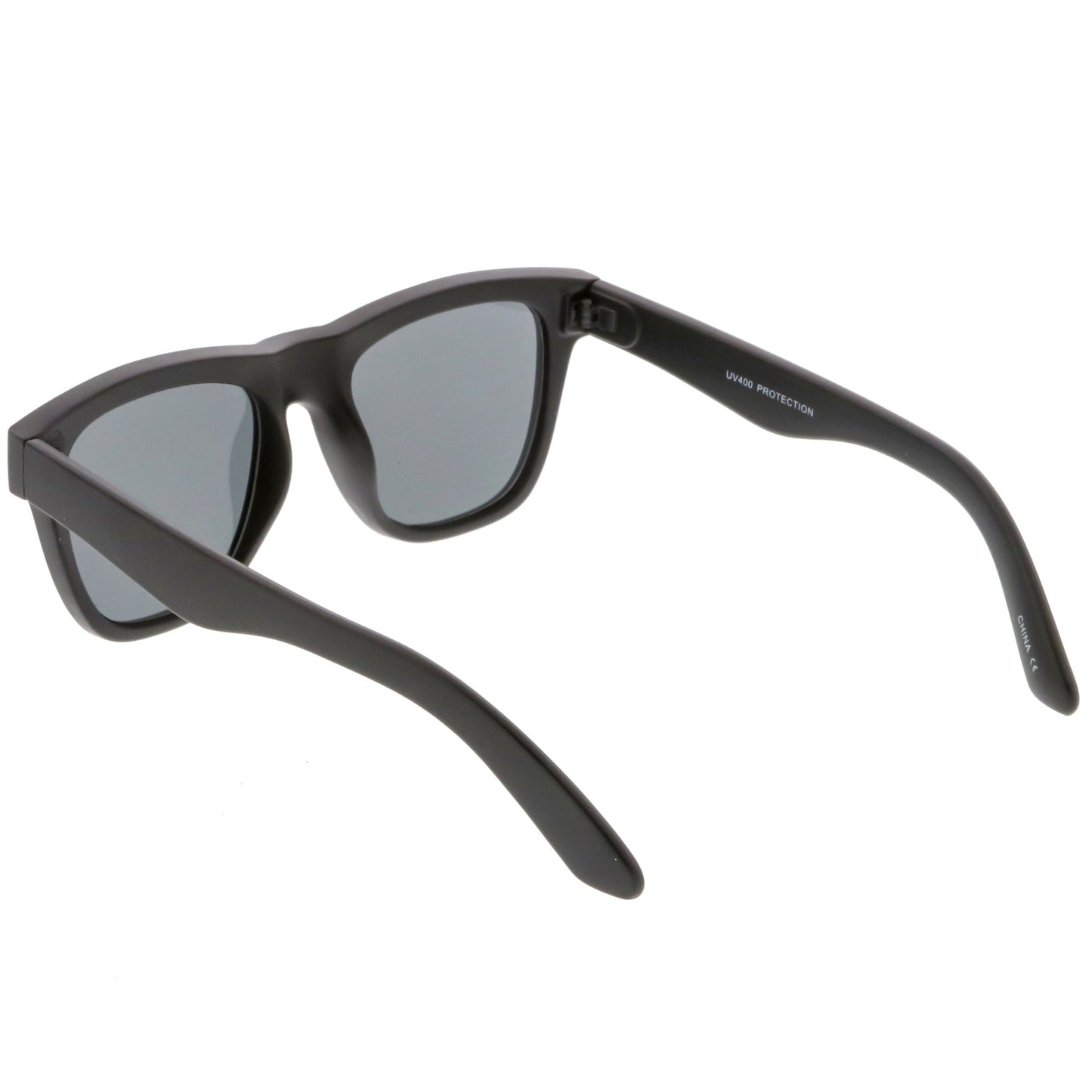 zeroUV - Classic Thick Arms Flat Lens Square Horn Rimmed Sunglasses C286 - Angler's Pro Tackle & Outdoors