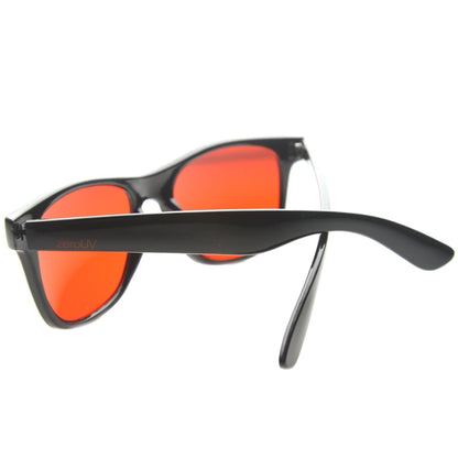 zeroUV - Limited Edition Color Tinted Lens Horned Rim Sunglasses 8803 - Angler's Pro Tackle & Outdoors