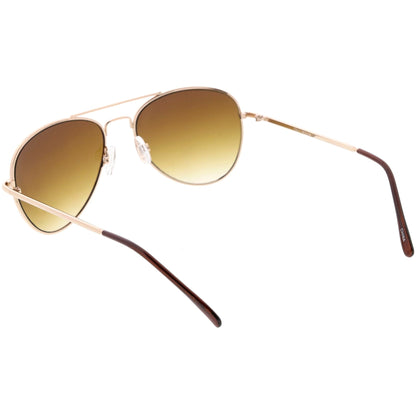 zeroUV - Medium Classic Retro Metal Frame Aviator Sunglasses 53mm 1372 - Angler's Pro Tackle & Outdoors