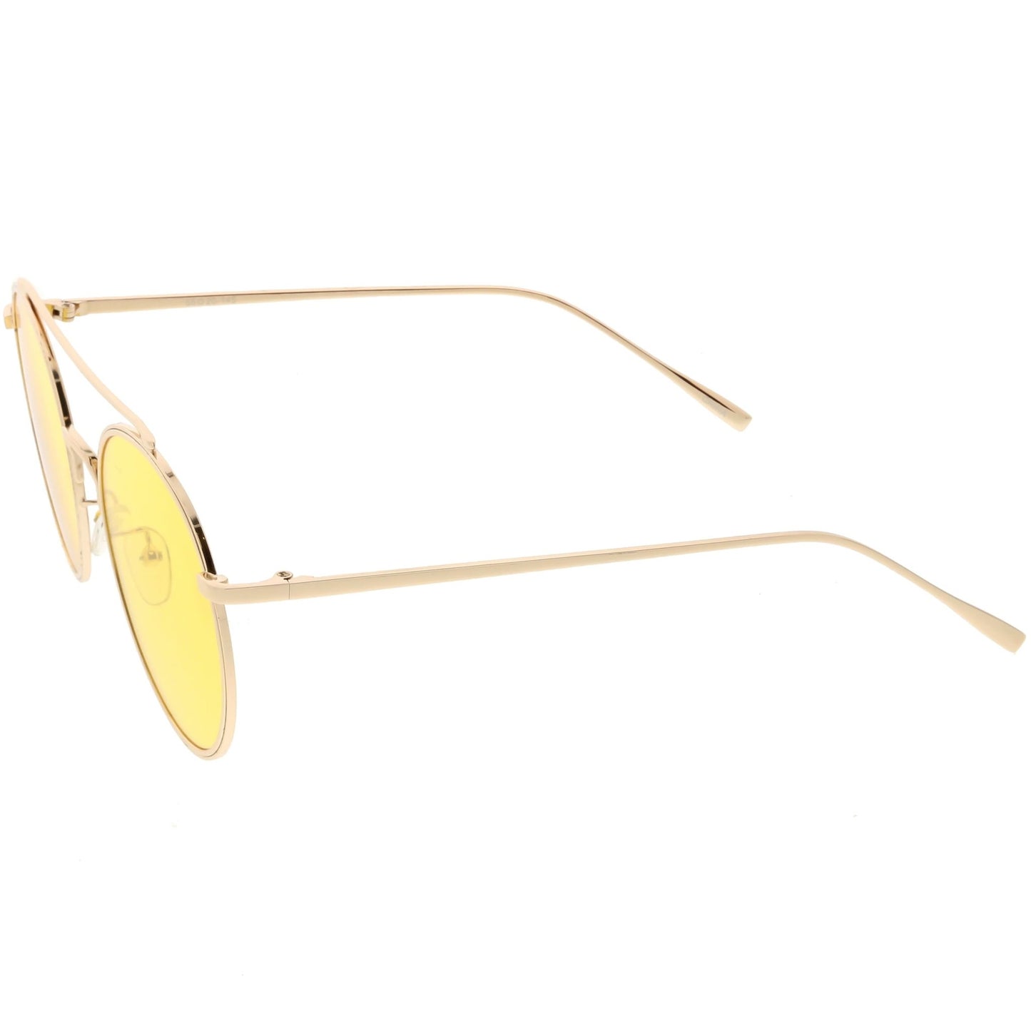 zeroUV - Modern Slim Round Color Tone Aviator Sunglasses A871 - Angler's Pro Tackle & Outdoors