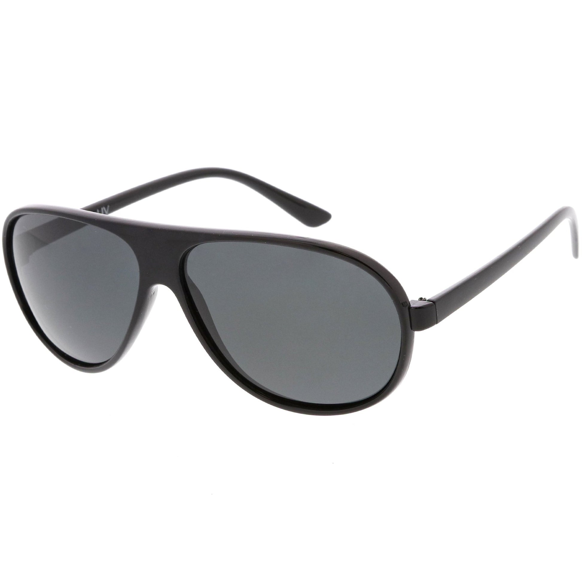 zeroUV - Polarized Lens Oversize Flat Top Aviator Sunglasses C702 - Angler's Pro Tackle & Outdoors