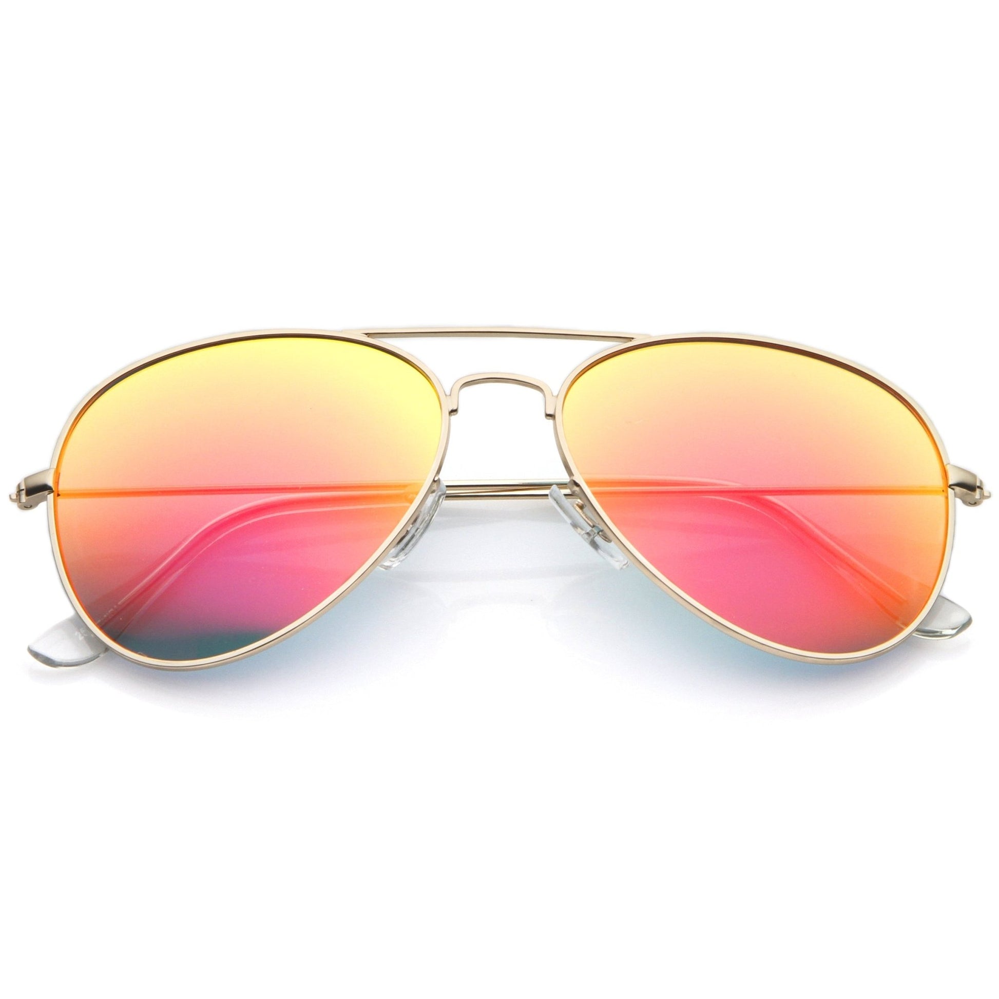 zeroUV - Premium Nickel Plated Frame Multi - Coated Mirror Lens Aviator Sunglasses A284 - Angler's Pro Tackle & Outdoors