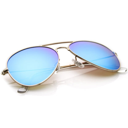 zeroUV - Premium Nickel Plated Frame Multi - Coated Mirror Lens Aviator Sunglasses A284 - Angler's Pro Tackle & Outdoors