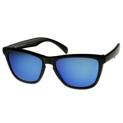 zeroUV - Rad Action Sports Mirrored Lens Horned Rim Sunglasses 8647 - Angler's Pro Tackle & Outdoors