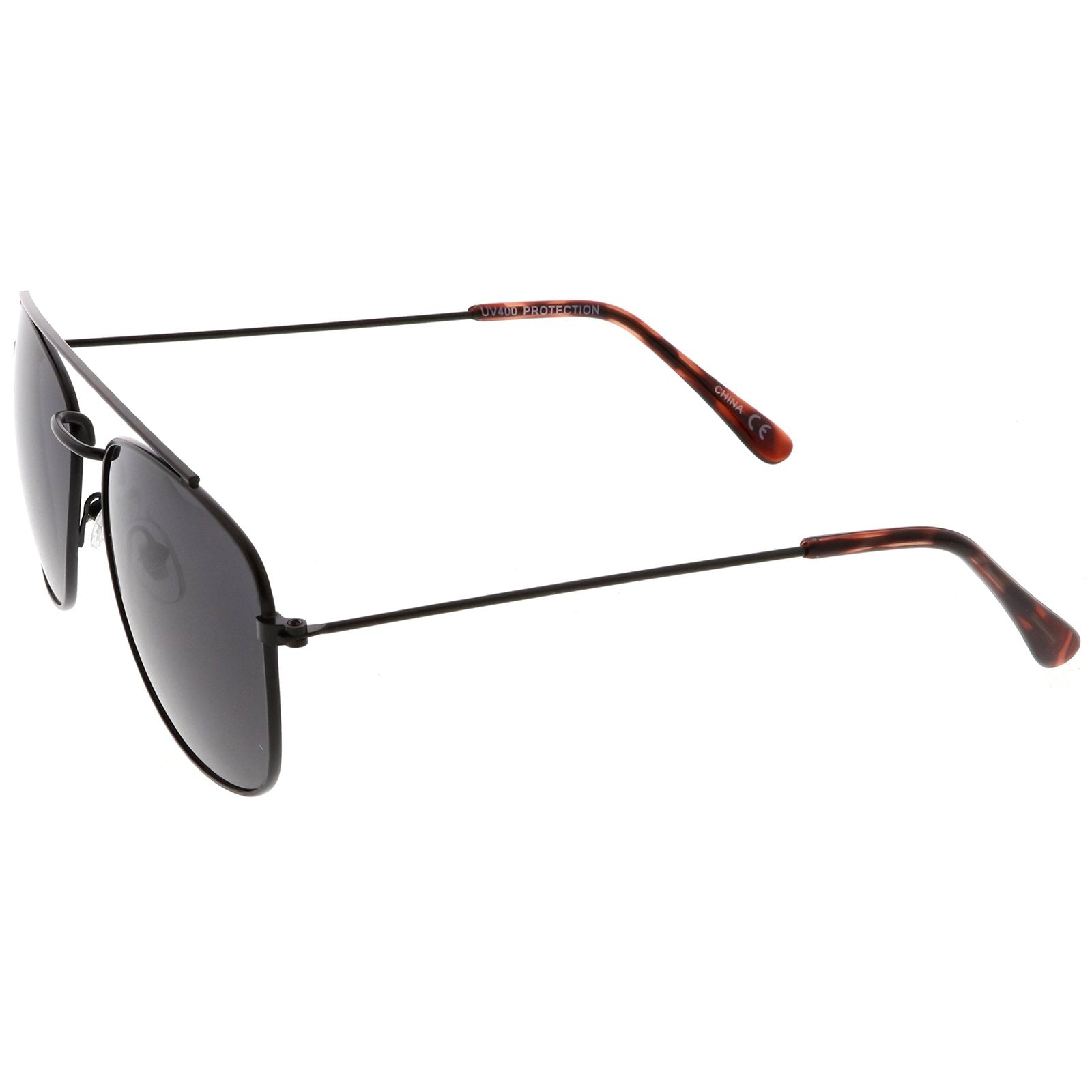 zeroUV - Retro Dapper Full Metal Square Crossbar Sunglasses C356 - Angler's Pro Tackle & Outdoors