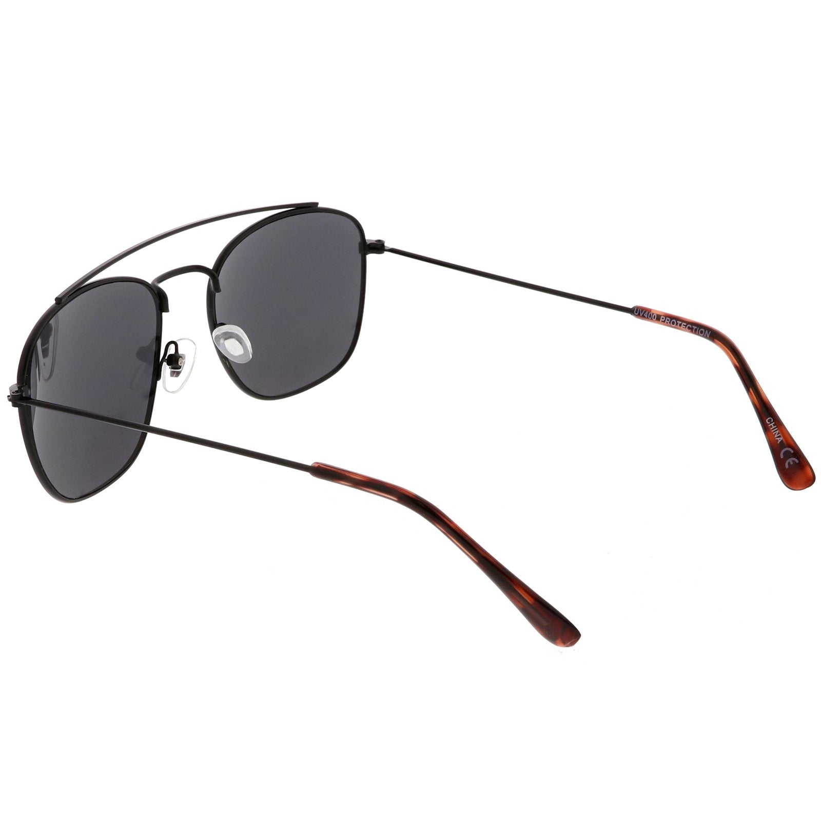 zeroUV - Retro Dapper Full Metal Square Crossbar Sunglasses C356 - Angler's Pro Tackle & Outdoors