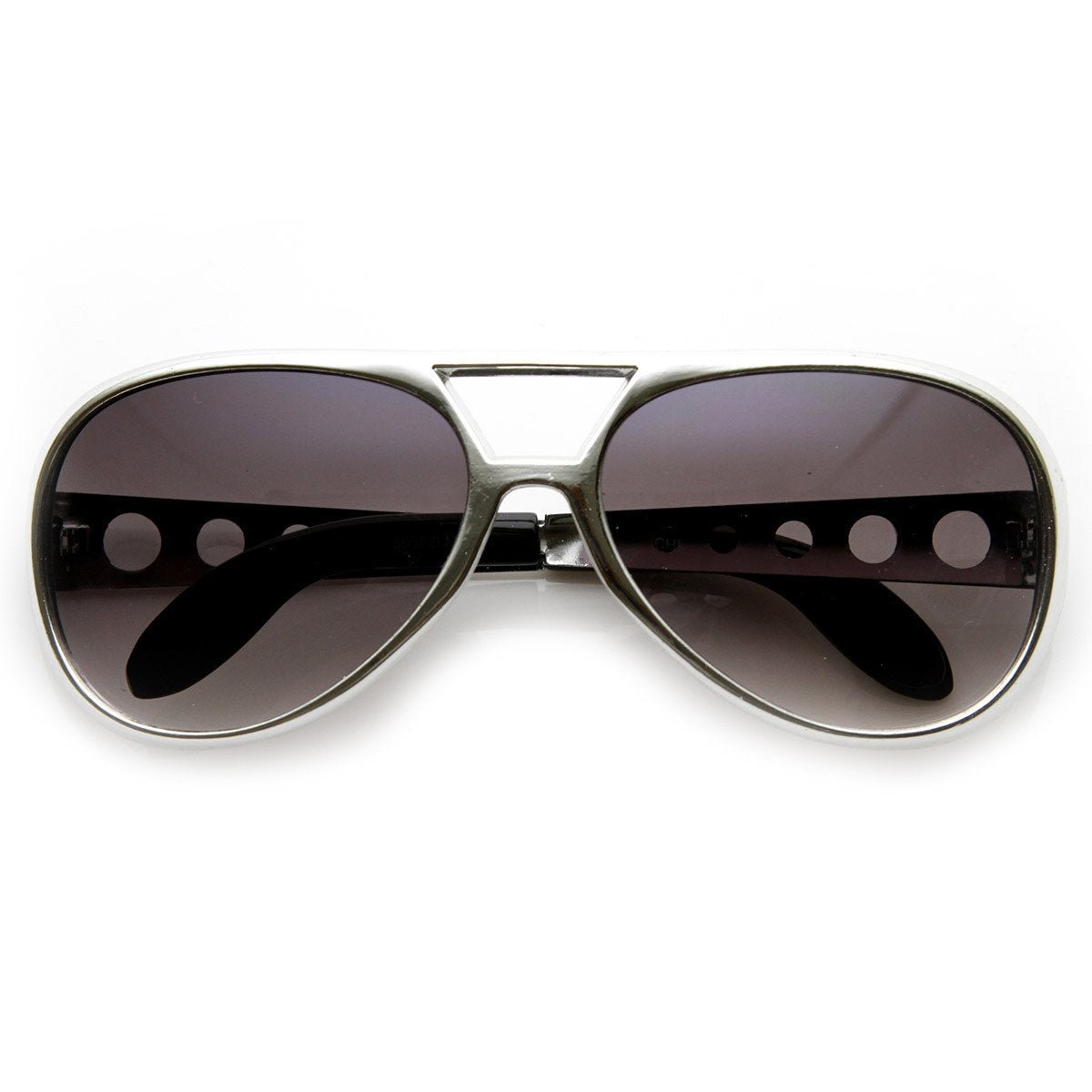 zeroUV - Retro Large Elvis King Of Rock and Roll Aviator Sunglasses 2203 - Angler's Pro Tackle & Outdoors