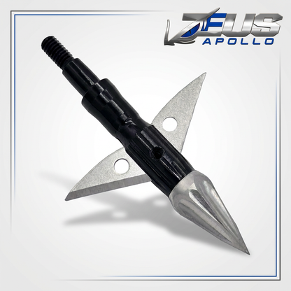 Killz ZEUS APOLLO BROADHEADS (4 PACK)-COMES WITH BOTH 100/125 GR TIPS