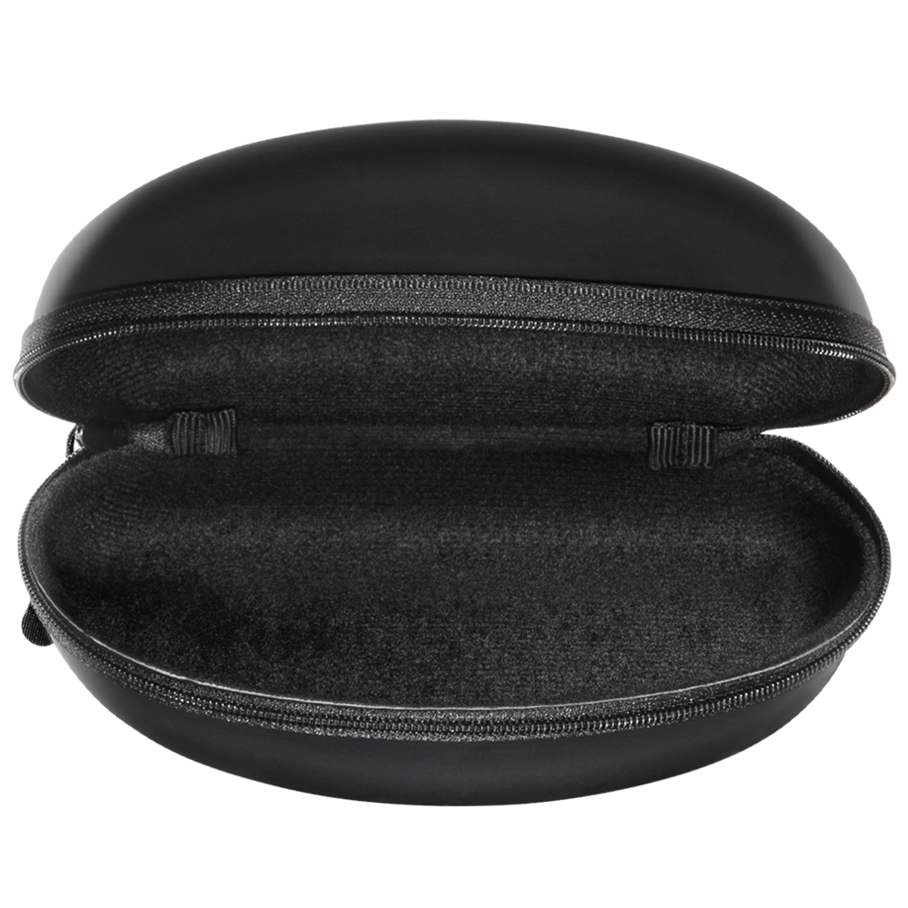Zol Zipper Hard Shell Sunglasses Case and Eyeglasses Case