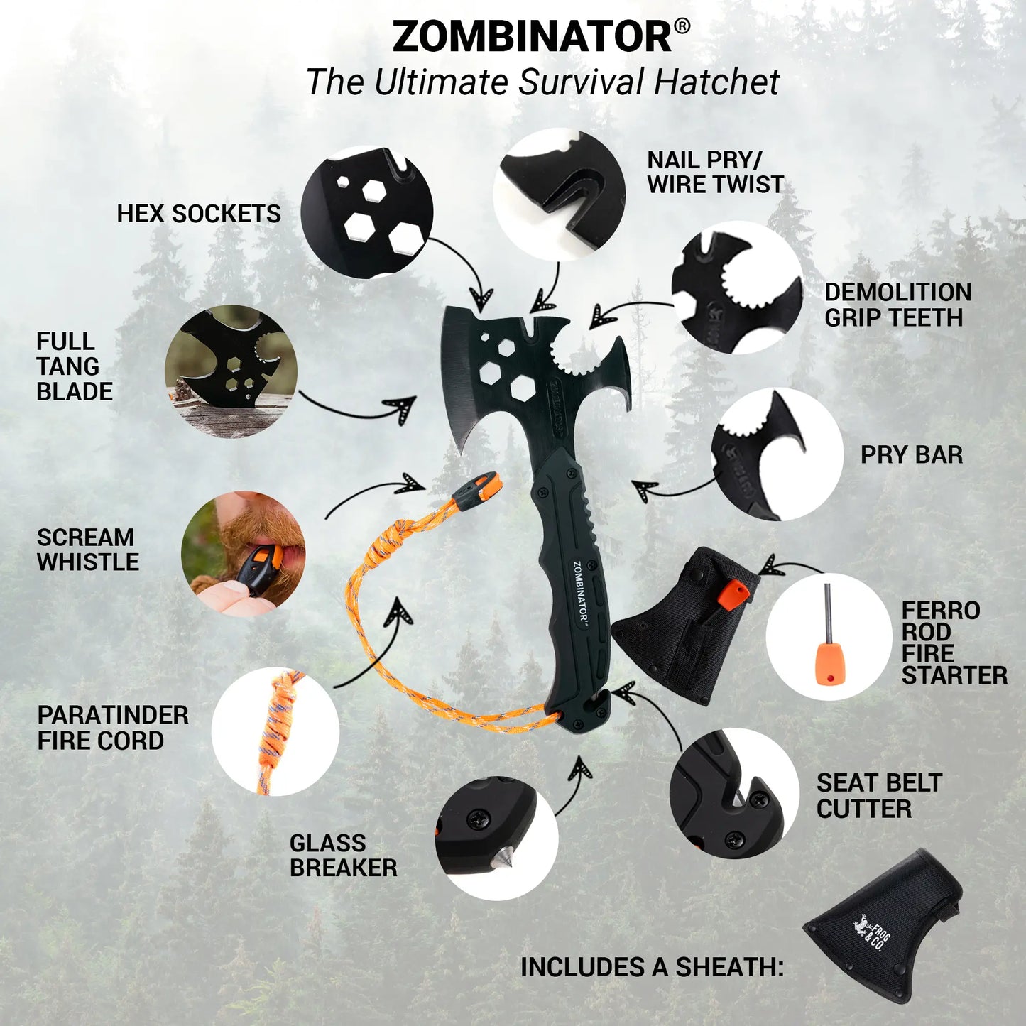Survival Frog Zombinator Survival Hatchet